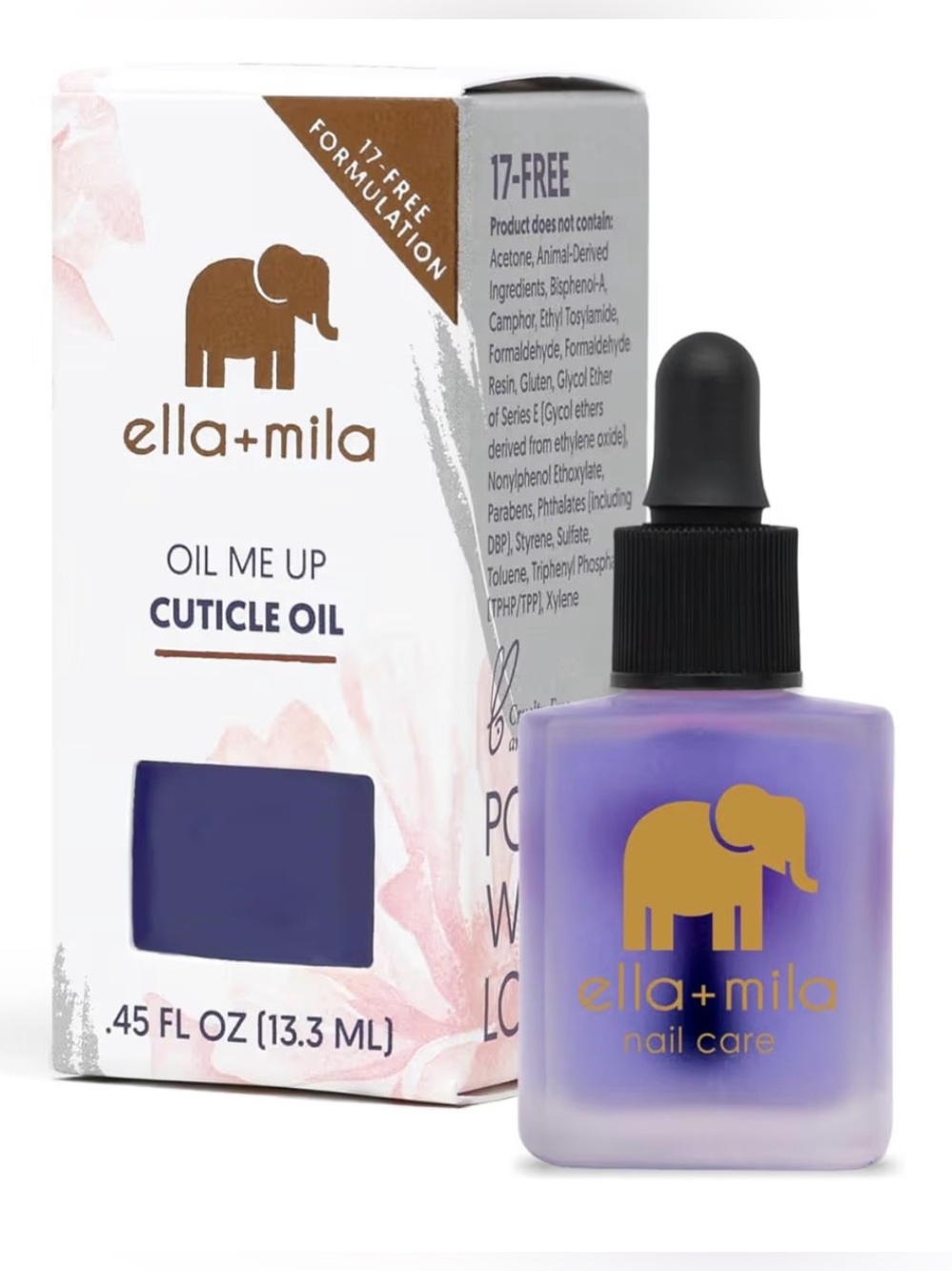 ella+mila Oil Me Up Cuticle Oil - Lavender, NEW